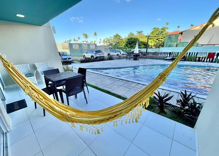 Flat Terreo,Frente Piscinas, Nascente, Maravilhoso. Apartamento Pôrto das Galinhas